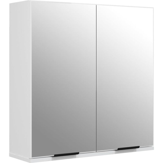 Vidaxl - Bathroom Mirror Cabinet High Gloss White 64x20x67 cm White
