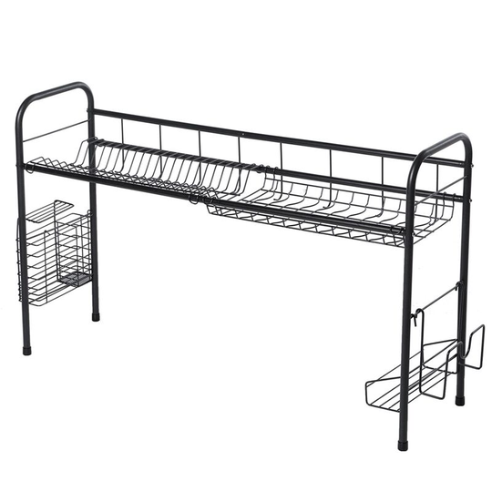 Augienb - 70 * 28 * 62cm Stainless Steel Dish Drainer