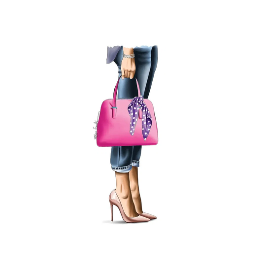 Handbag by Elza Fouche - Wrapped Canvas Graphic Art on Canvas