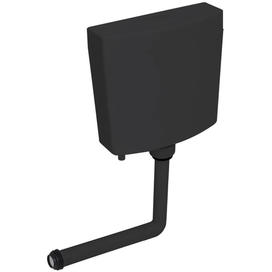 Toilet Cistern 3/6 l Black Vidaxl Black