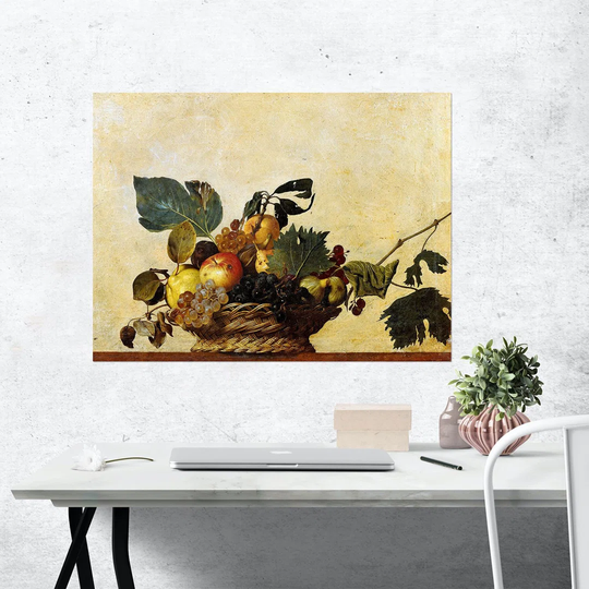 Basket Of Fruit By Caravaggio