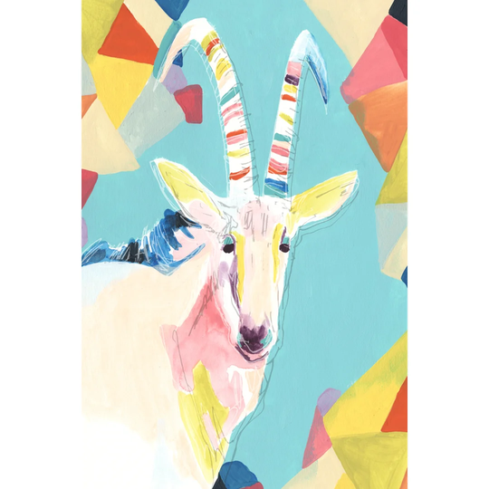 Safari Party I by June Erica Vess - Wrapped Canvas Painting