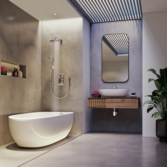 Dream Thermostatic Shower with Adjustable Shower Head / Handheld Shower Head