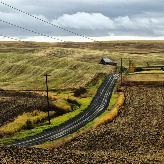 The Road Home - Wrapped Canvas Art Prints