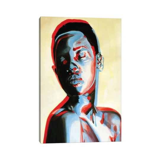 3 Dimensional Woman by JAC Bezer - Wrapped Canvas Graphic Art