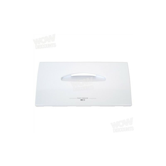 Indesit Fridge Freezer Drawer Front Cover Flap (White) - White