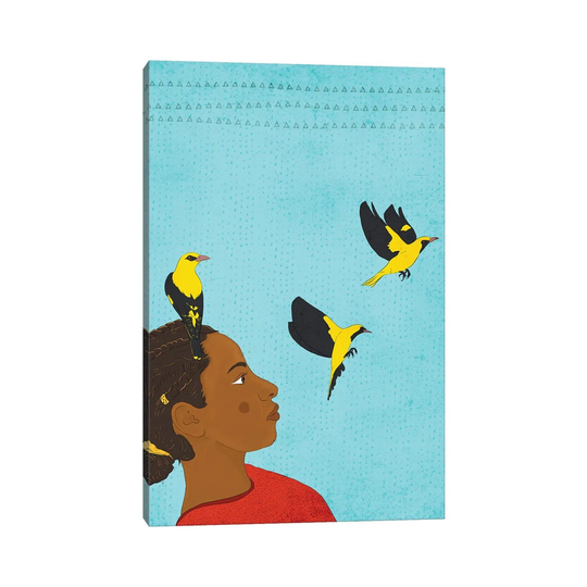Golden Oriole by Roberta Murray - Wrapped Canvas Painting