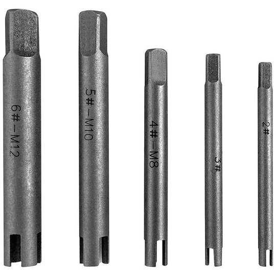 Betterlifegb - BR-Vie 5PCS Tap Extractor , Tapping Extractor , Steel Screw Extractor ,Stripped Screw Tap Extractor Set