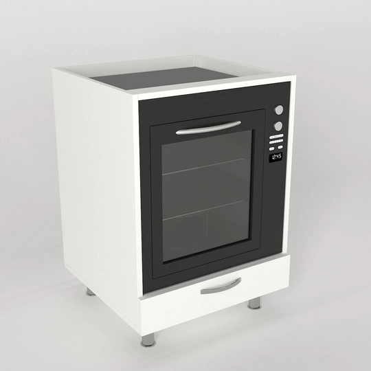 Sema oven cabinet in white