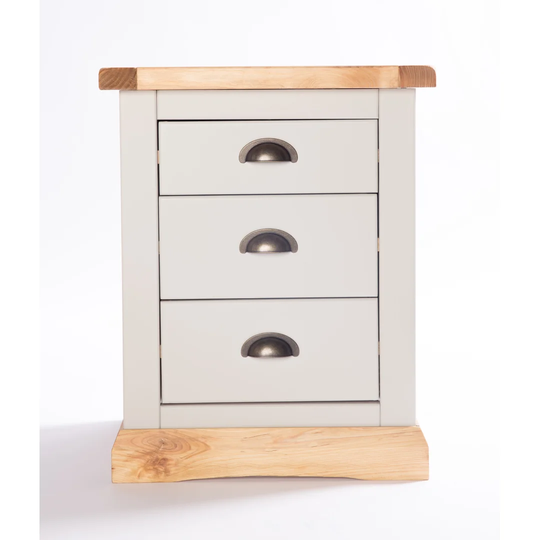 Nicholas 3 Drawer Bedside Table