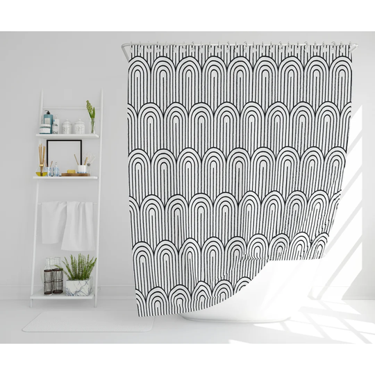 Keeley Polyester Single Shower Curtain