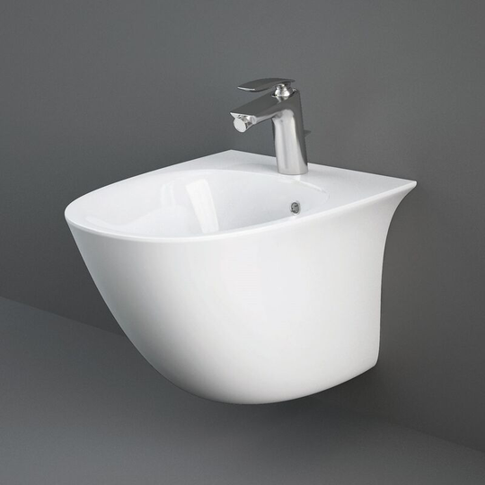 Rak Sensation Mini Wall Hung Bidet 380mm Wide - 1 Tap Hole