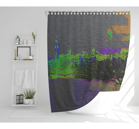 Dilwyn Polyester Shower Curtain Set