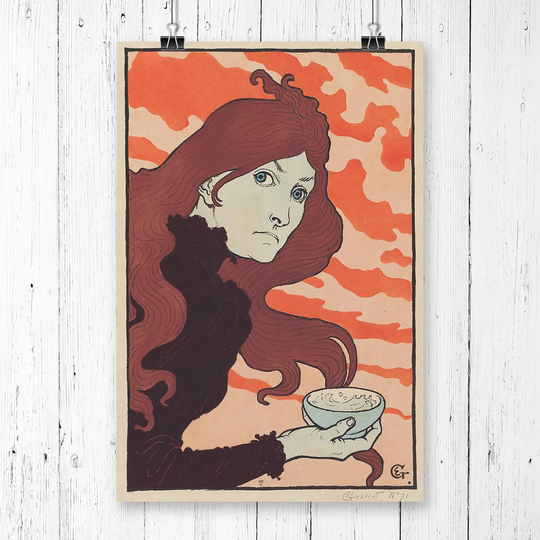 'La Vitrioleuse' by Eugene Grasset Printing Print