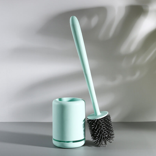 1 Pack Toilet Bowl Brush and Holder for Bathroom Cleaning Cleaning Supplies Bathroom Set Toilet Cleaning Brush (Green)