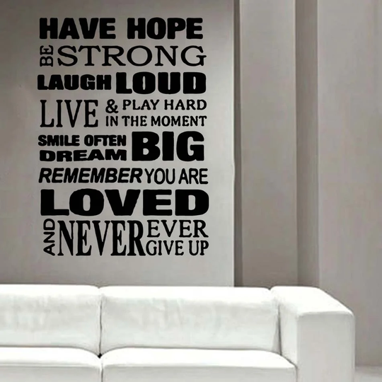 Have Hope Decal Vinyl Wall Sticker