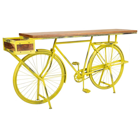 187Cm Solid Wood Console Table