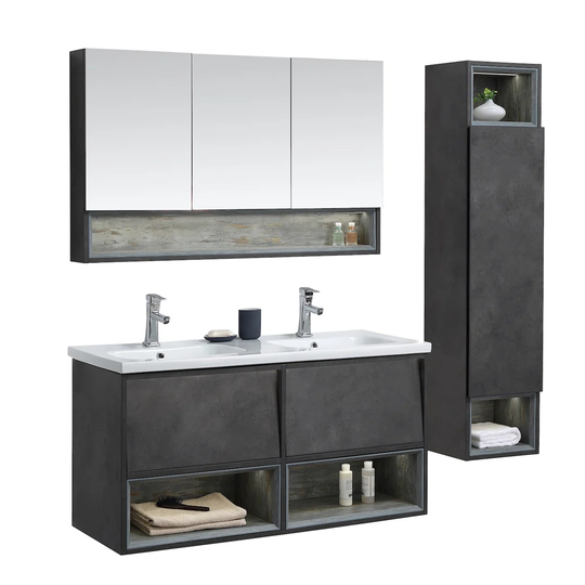 Rocklin 1210mm Vanity and Mirror Set