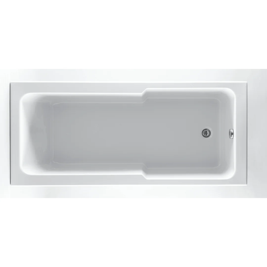 Ailbe 1700 mm x 750 mm Straight Single Ended Bathtub