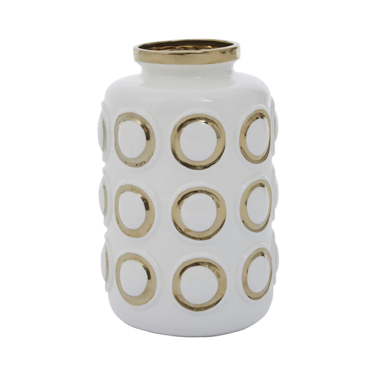 Doretha Cream 28Cm Ceramic Jar
