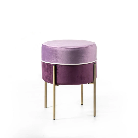 Canika Velvet Round 'Footstool Ottoman