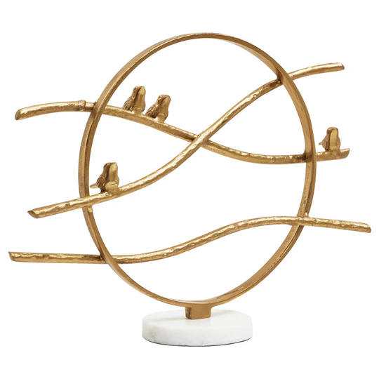 Evra Hoop Bird Sculpture