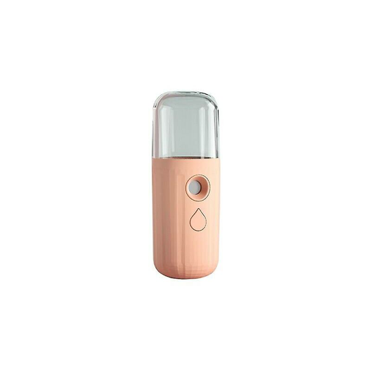 Sunflowergb - Portable Facial Mist Sprayer Facial Steamer usb Rechargeable Humidifier Face Steamer Beauty Moisturizer Spa Skin Care Tools (Pink)