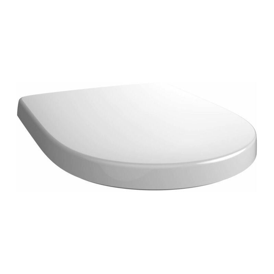 V&b O.Novo Soft Close with Quick Release Toilet Seat - White - 9M38S101 - White Alpin
