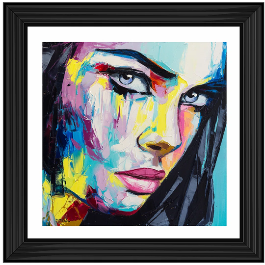Colour Pop Portrait I - Picture Frame Painting