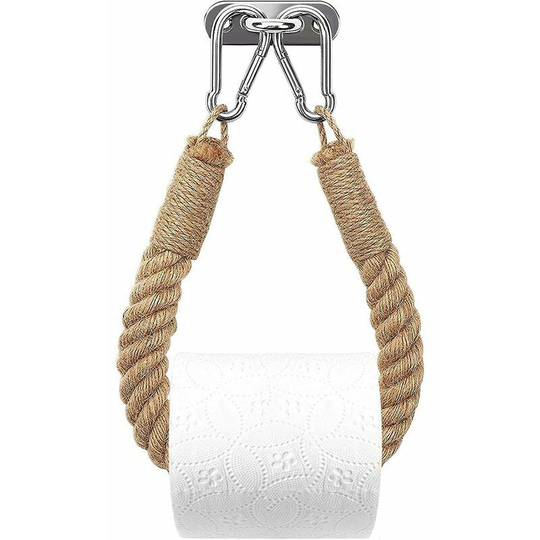 Yellow Hemp Rope Towel Holder for Bathroom and Kitchen Bathroom Toilet Paper HolderPaper Holder Toilet Paper Holder