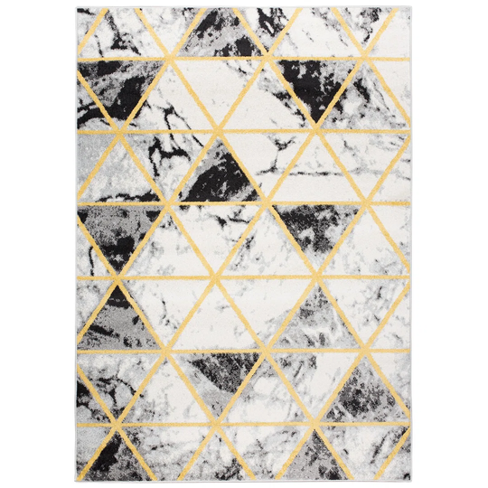 Gorou Flatweave Yellow/Grey Rug