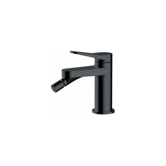 RAK - Petit Round Bidet Mixer Tap - Matt Black - Matt Black