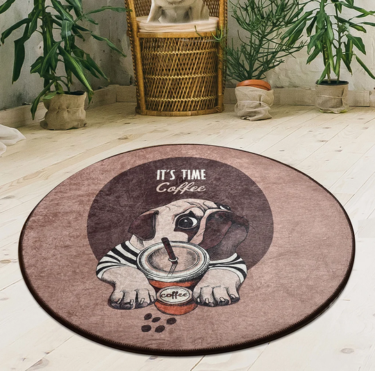Beckham Sextiae Shaggy Brown Rug