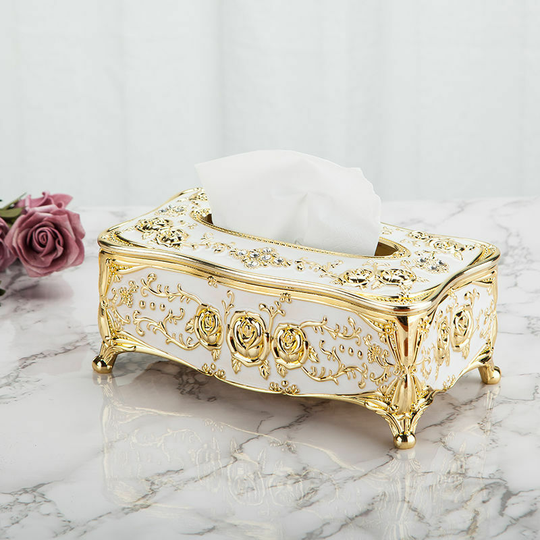 1 Pcs Victorian Decor Paper Tissue Box Cover Bathroom Office, Tissue Box Paper Box Home Living Room Coffee Table Home Dining Table Napkin Paper Box,