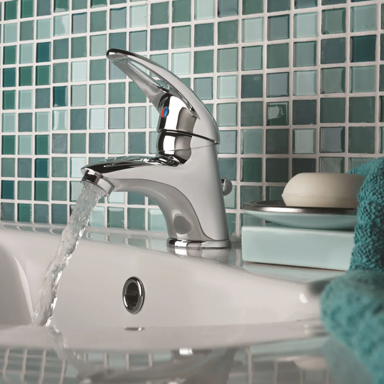 Monobloc Basin Mixer with Pop Up Waste