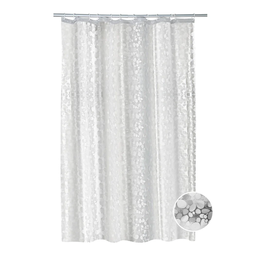 Foil Stone Shower Curtain