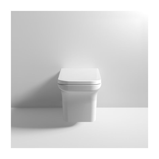 Nuie - Ava Wall Hung Toilet Pan 560mm Projection - Soft Close Seat