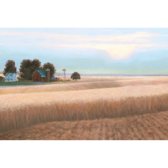 Family Farm No Couple by James Wiens - Wrapped Canvas Painting