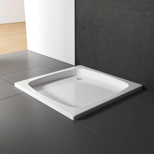 Duschwannen 800 x 800 mm Plastic Shower Tray - White