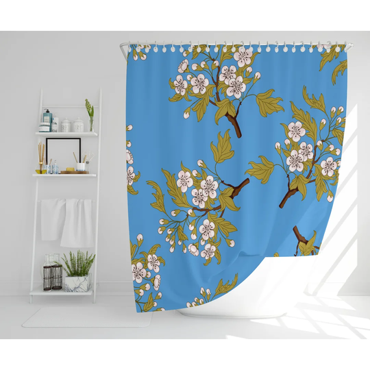 Sighbiorn Polyester Shower Curtain Set