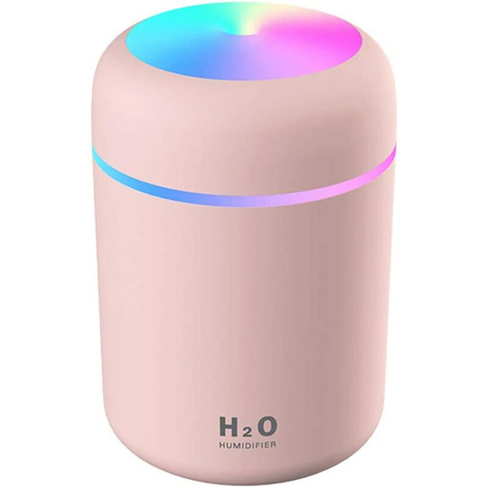 Betterlifegb - Air Humidifier, Ultrasonic Humidifier Mini with 2 Mode Adjustable Mist, Auto Stop and Colorful Nightstock, usb Portable Humidifier for