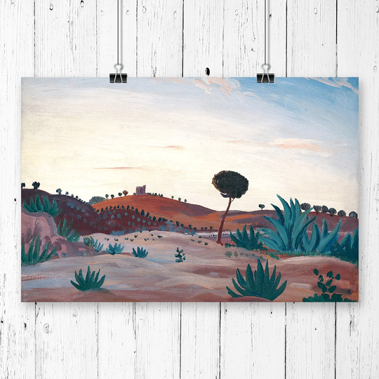 'Spanish Landscape' by James Dickson Innes Printing Print