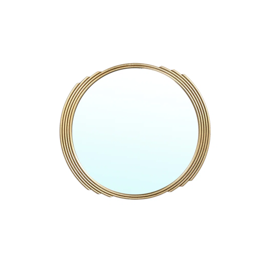 Jainil Round Metal Wall Mirror