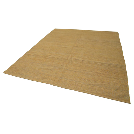 Ehrlich Zollanvari Flat Hand Knotted Wool Brown Rug