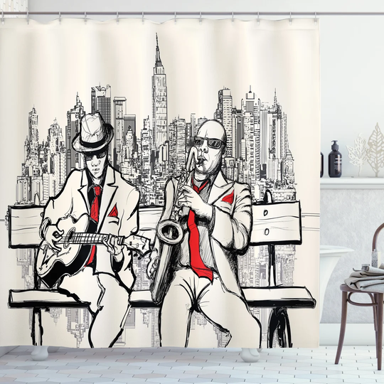 Boldin 13 Piece Polyester Shower Curtain Set