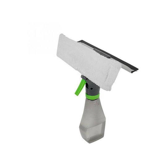 Microfiber Window Cleaner and Scraper - 3 in 1 - Multipurpose | Window Cleaner Spray Tool for Indoor and Outdoor Window | Glass Cleaning | Car Window