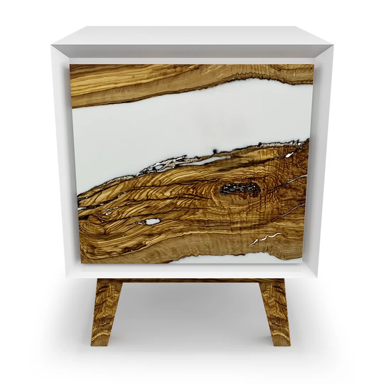 Melanippe Solid Wood 1 - Door Accent Cabinet