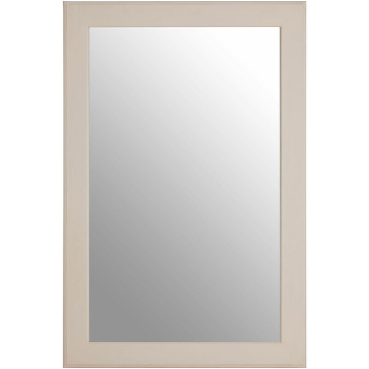 Wall Mirror Bathroom / Bedroom / Hallway Wall Mounted Mirrors Subtle Grain Wall Mirror With White Finish / Glass Mirrors For Living Room 2 x 90 x 60