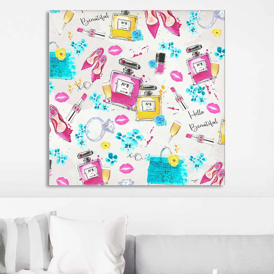 Spring on My Mind 1 by Jodi - Wrapped Canvas Painting Print