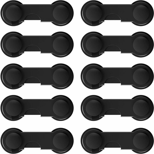 Morejieka - Lot of 10] Children's safety closet doors, practical safety Drawer baby safety locks with resistant adhesive for cabinets, fridge, toilet
